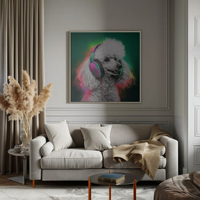 Party Poodle Poster