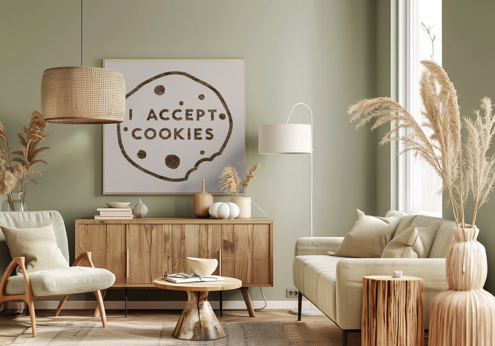 I Accept Cookies Poster