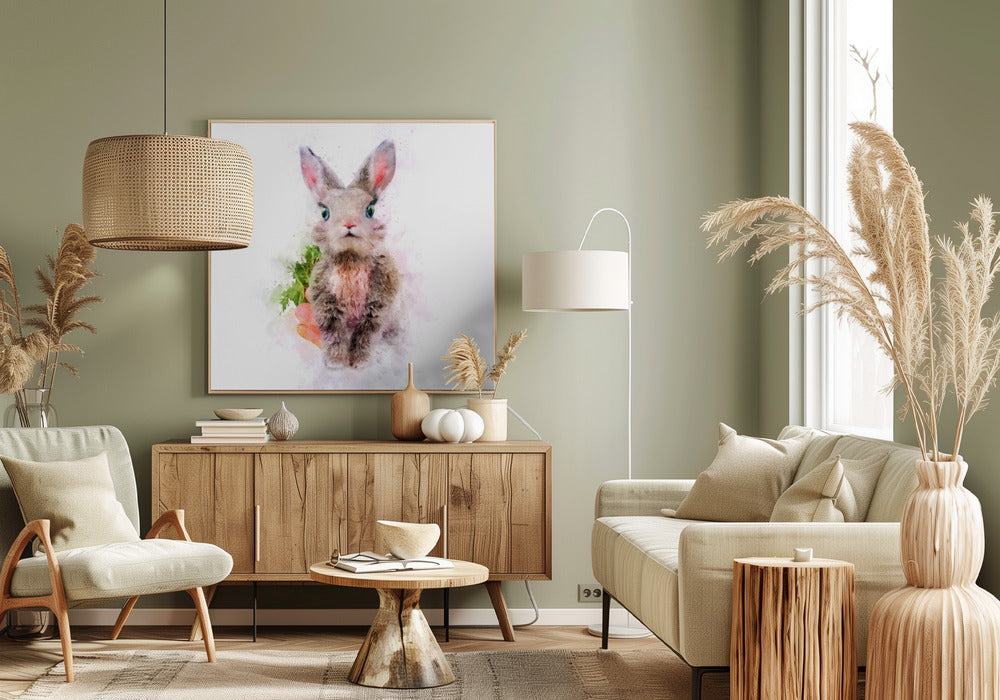 Baby Rabbit Poster