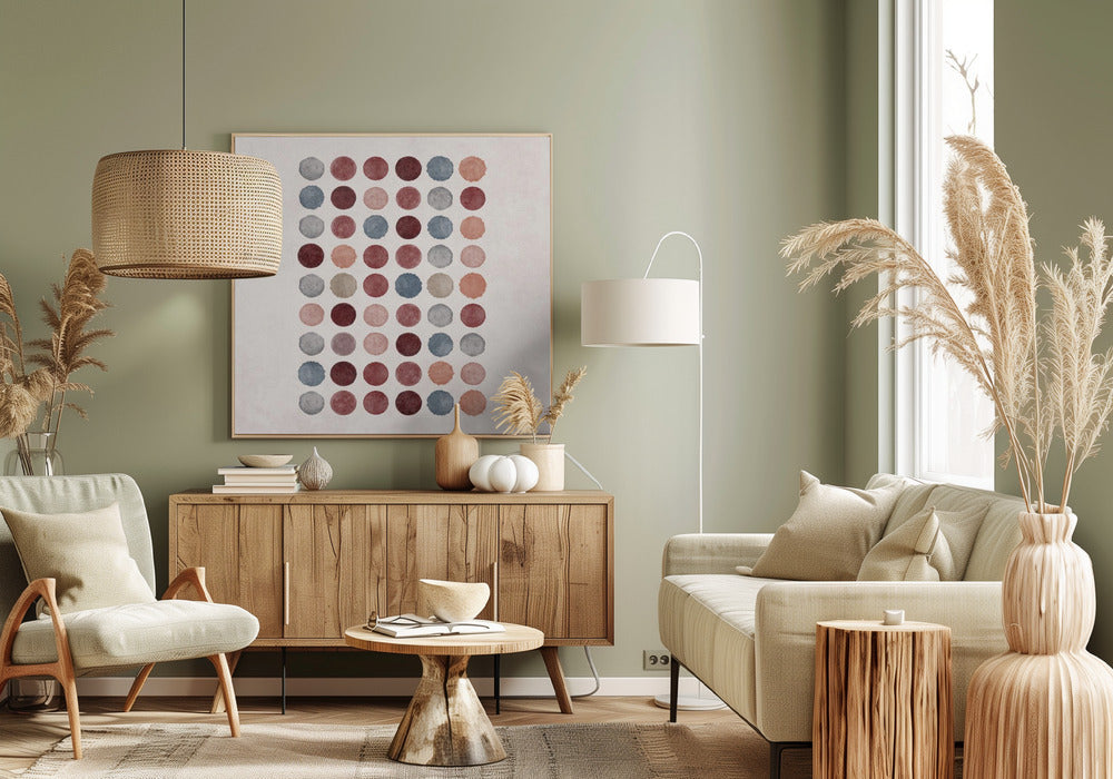 Watercolor Dots Poster