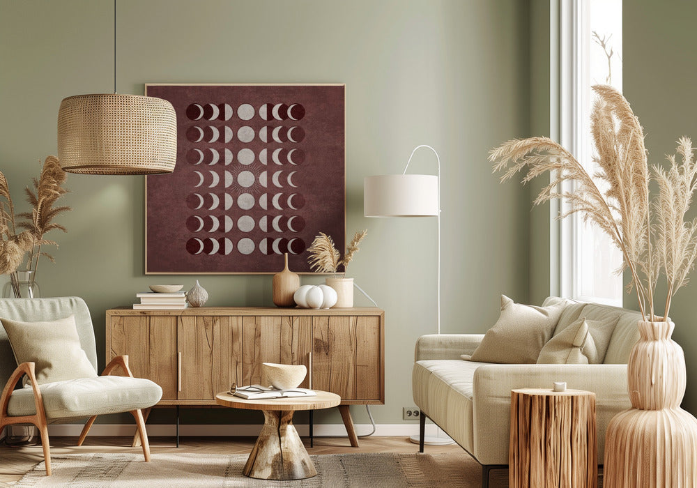 Visne Moons Phases Poster