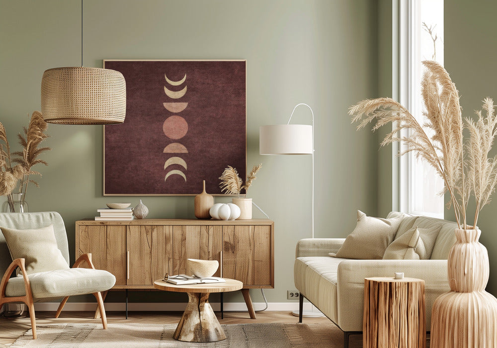 Visne Moon Phases Poster