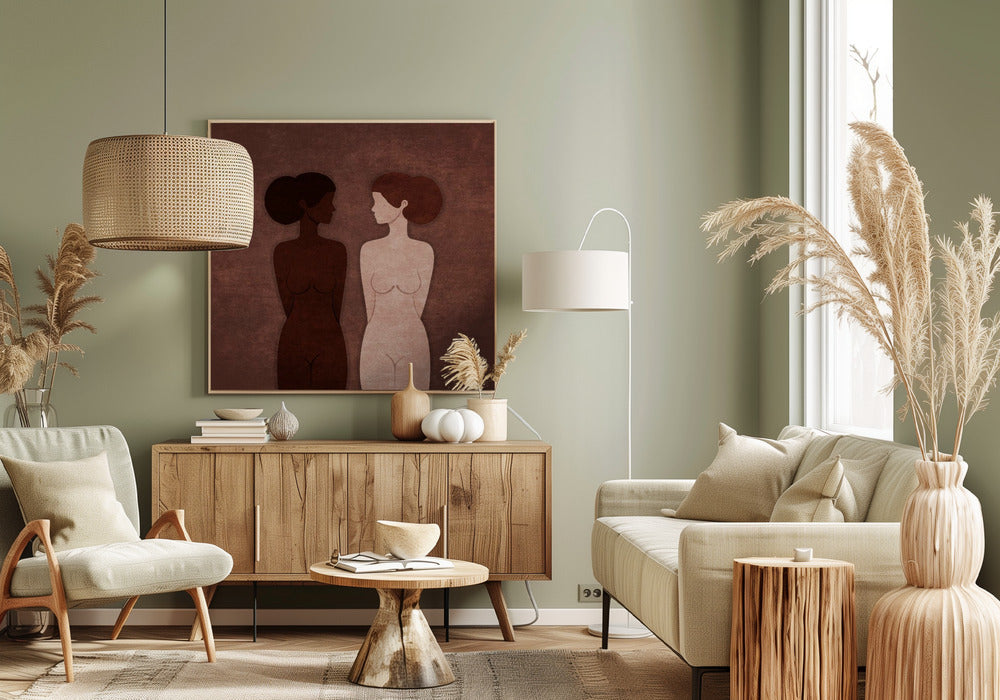 Absctract Terra Women Couples Poster