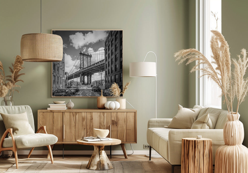 NYC Manhattan Bridge Poster