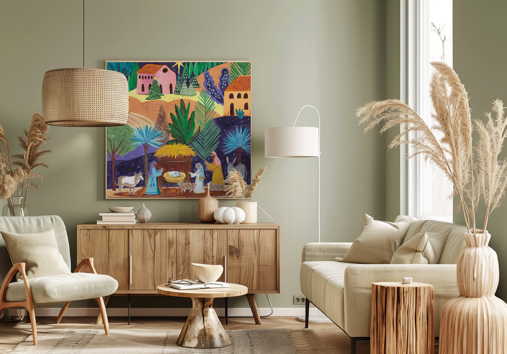 Nativity Scene Poster