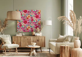 Bright floral Poster