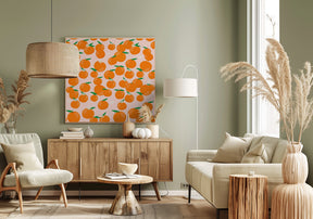 Oranges Pattern Poster