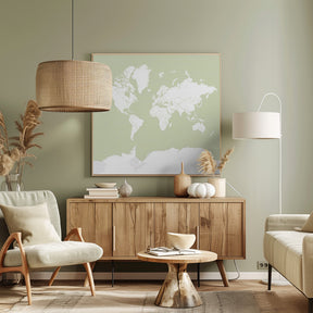 Xolani world map Poster