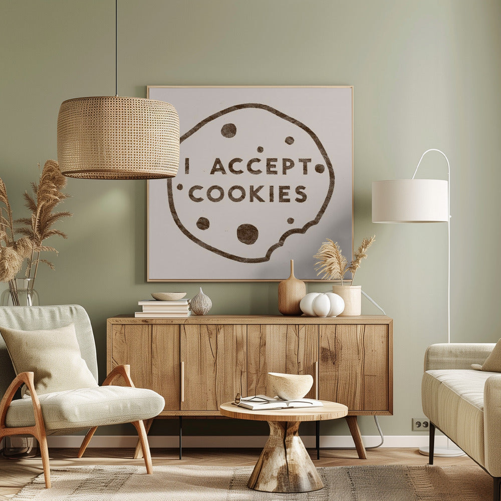 I Accept Cookies Poster