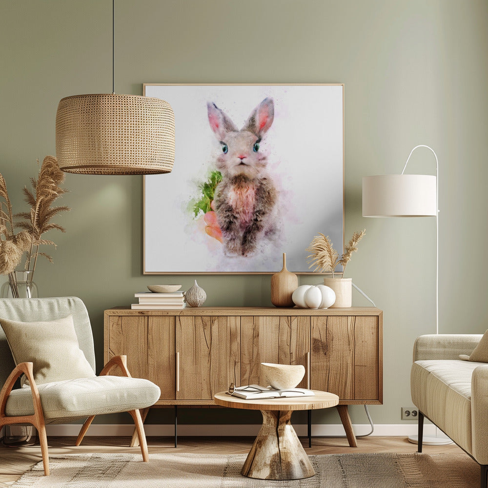 Baby Rabbit Poster