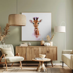 Baby Giraffe Poster