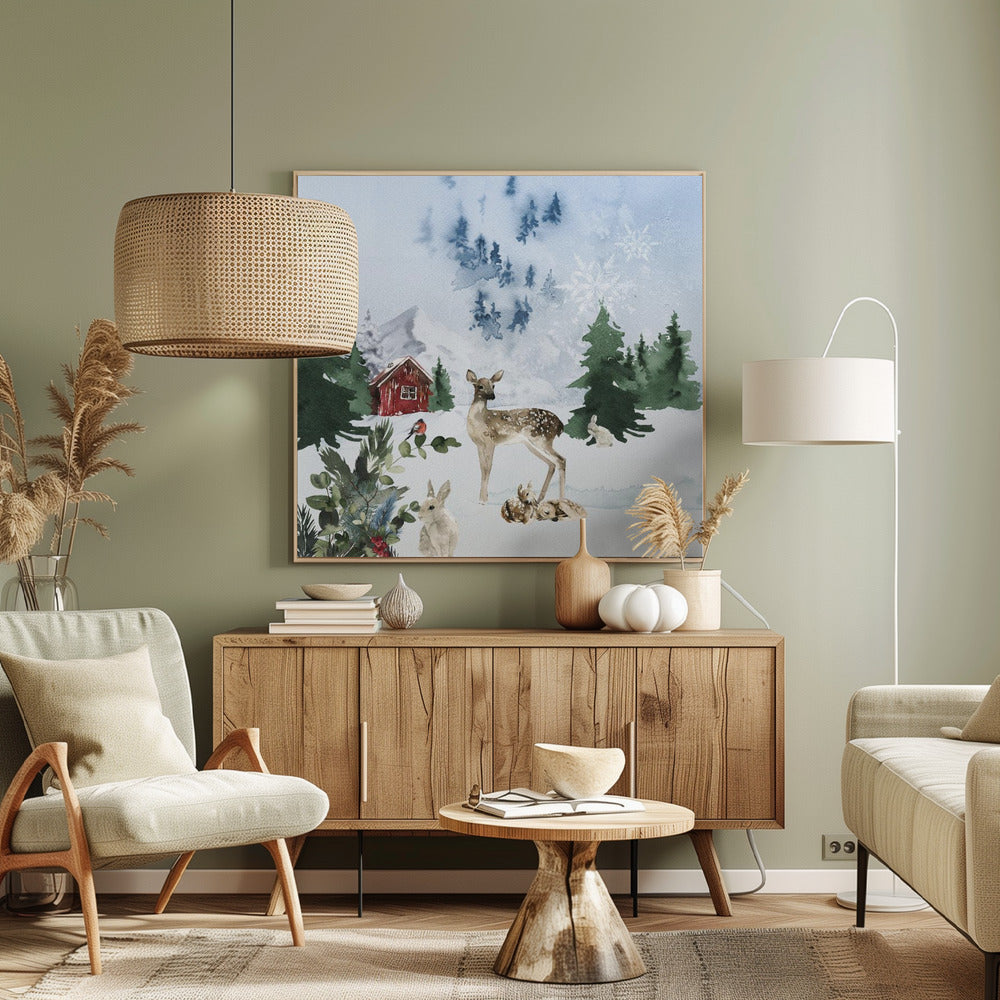 Christmas Morning Poster