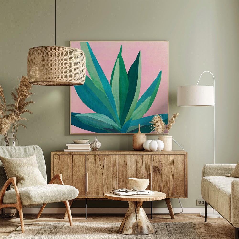 Colorful Agave 4 Poster