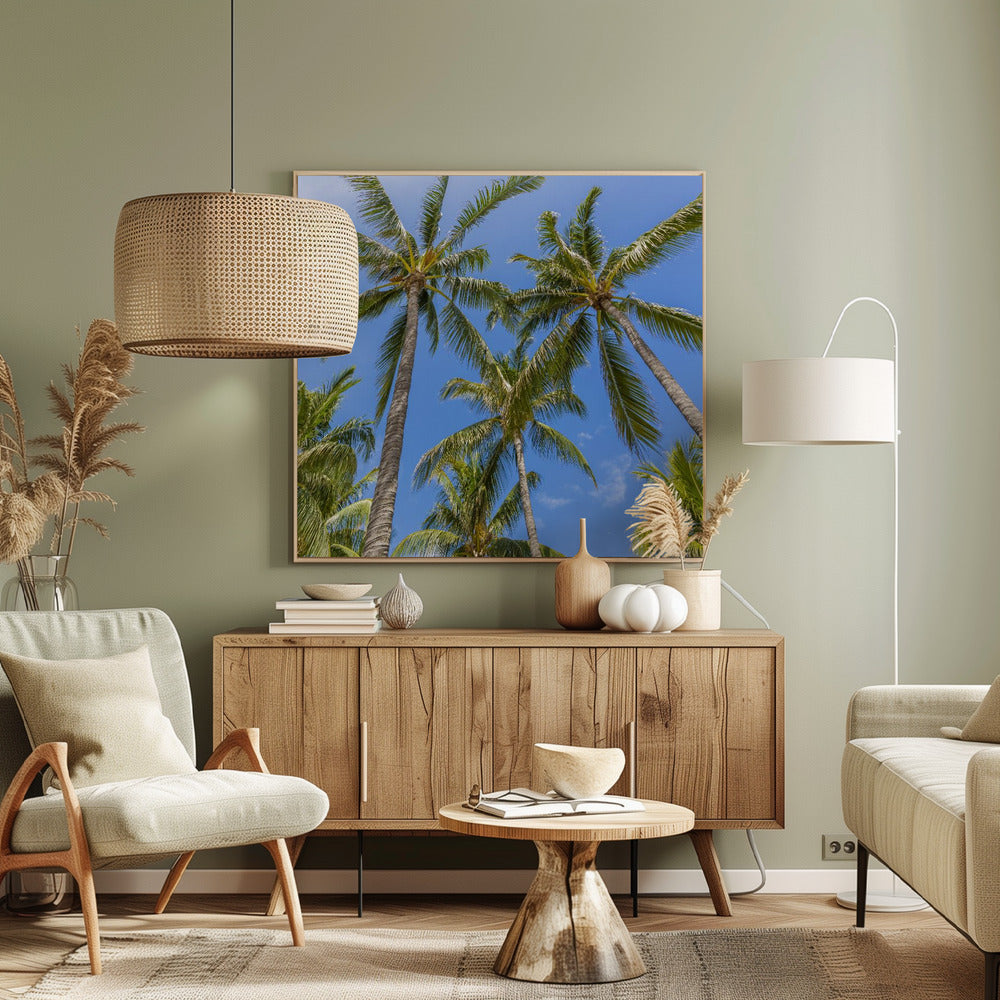 Lovely Palm Trees Poster