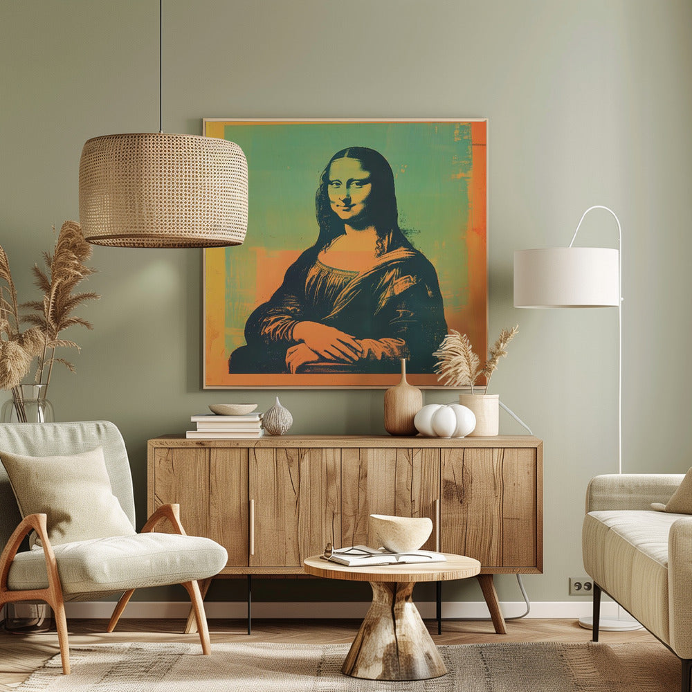 Mona Lisa Modern Poster