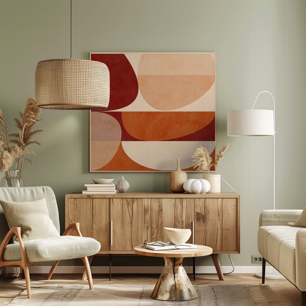 Autumn Mid Century Earthy 2 Poster