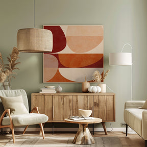 Autumn Mid Century Earthy 2 Poster