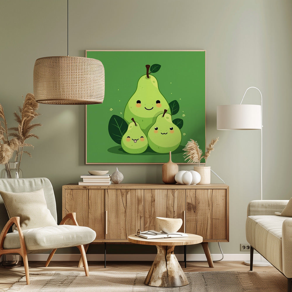 Pear Mom Poster