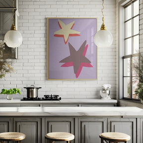 Lilac Star Poster