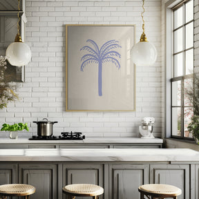 Lilac Palm Poster