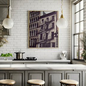 New York City Fire Escapes Poster