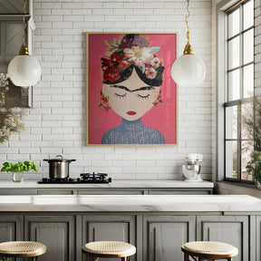 Frida (Pink Version) Poster