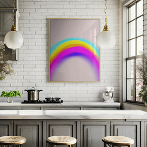 Space (Rainbow) No 5 Poster