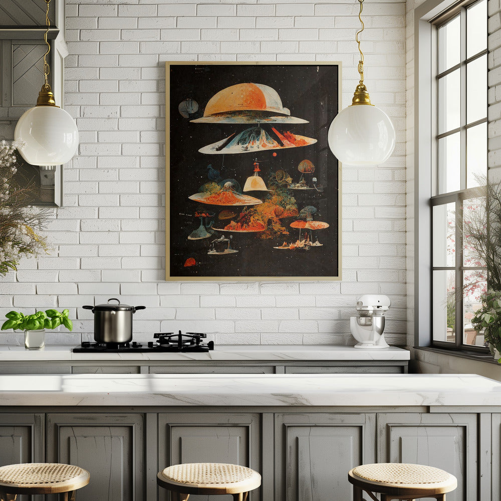 Flying Saucers Poster