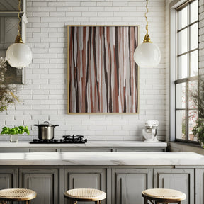 Pastel Thin Stripes Poster