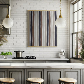 Gentle Color Stripes Poster