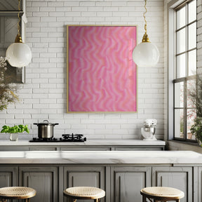 Pink Silk Pattern Poster