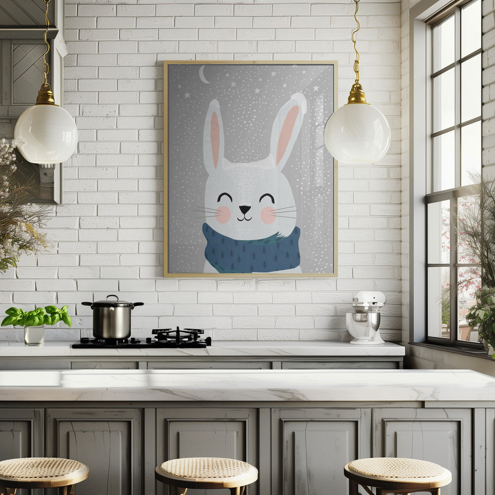 Snow Bunny Poster