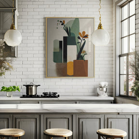 Geometric Vases Poster