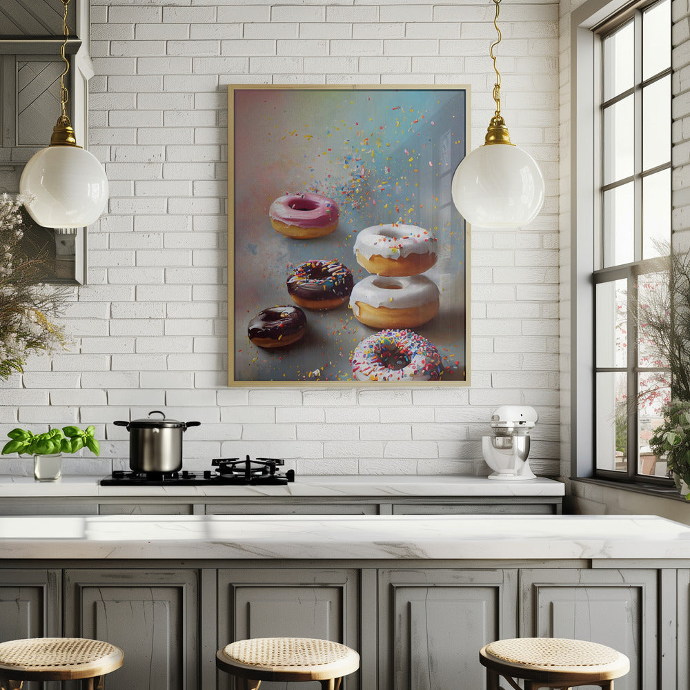 Yummy Donuts Poster