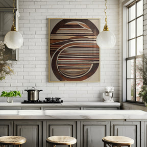 Curved Wood Poster