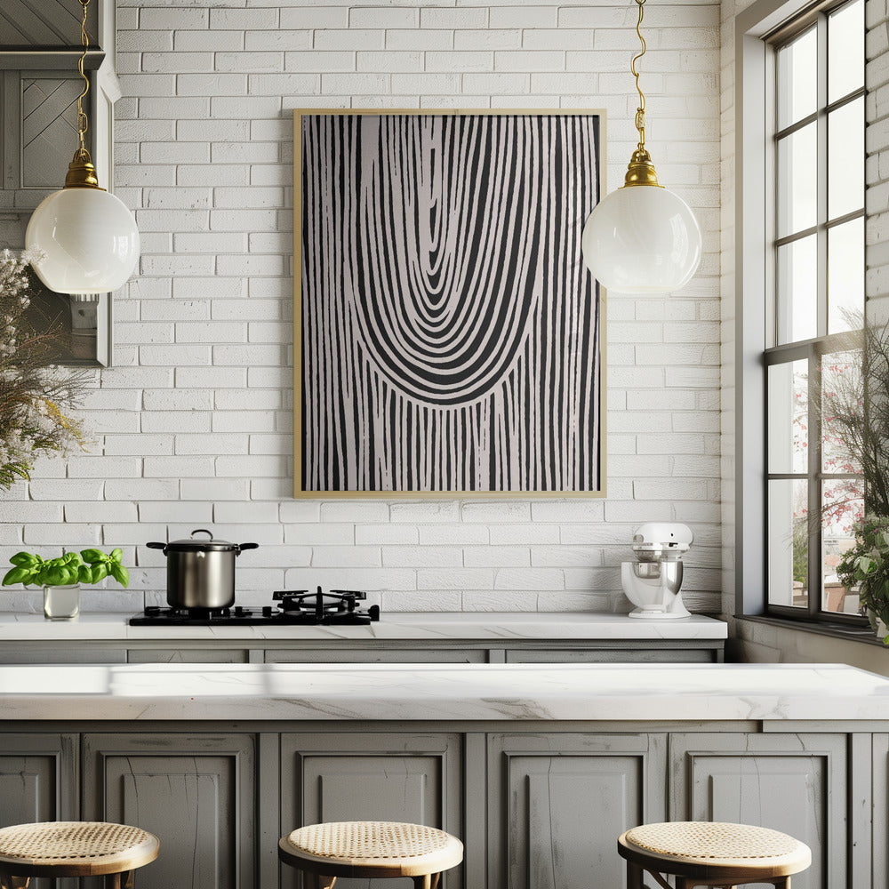 Hanging Stripes Poster