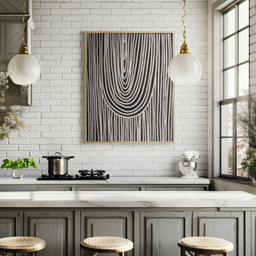 Hanging Stripes Poster