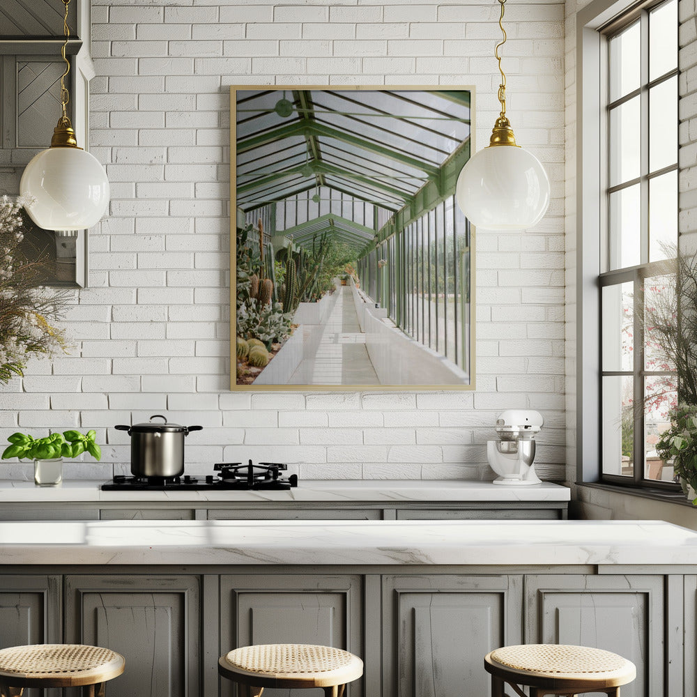 Botanical garden of Paris Poster