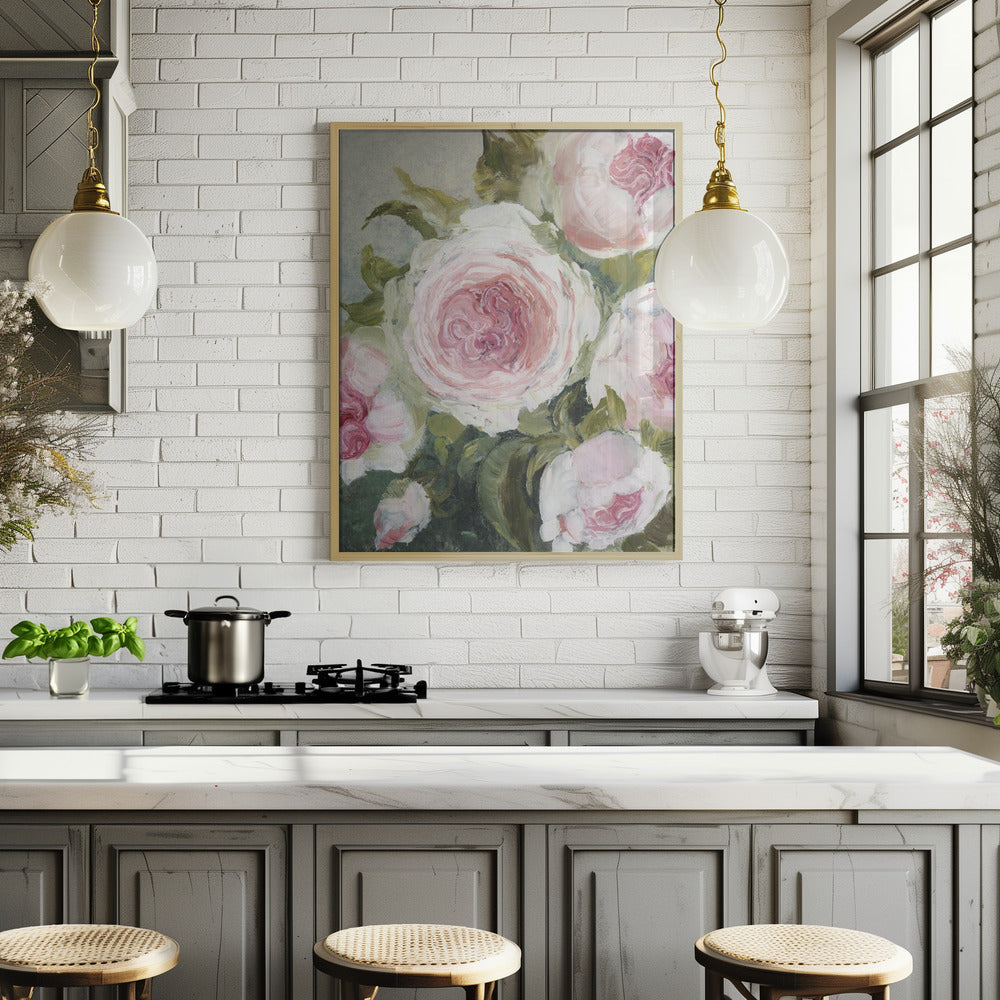 Freyia painterly florals Poster