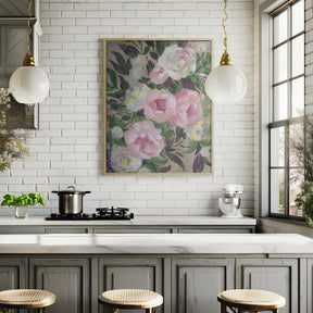 Zoye painterly bouquet Poster