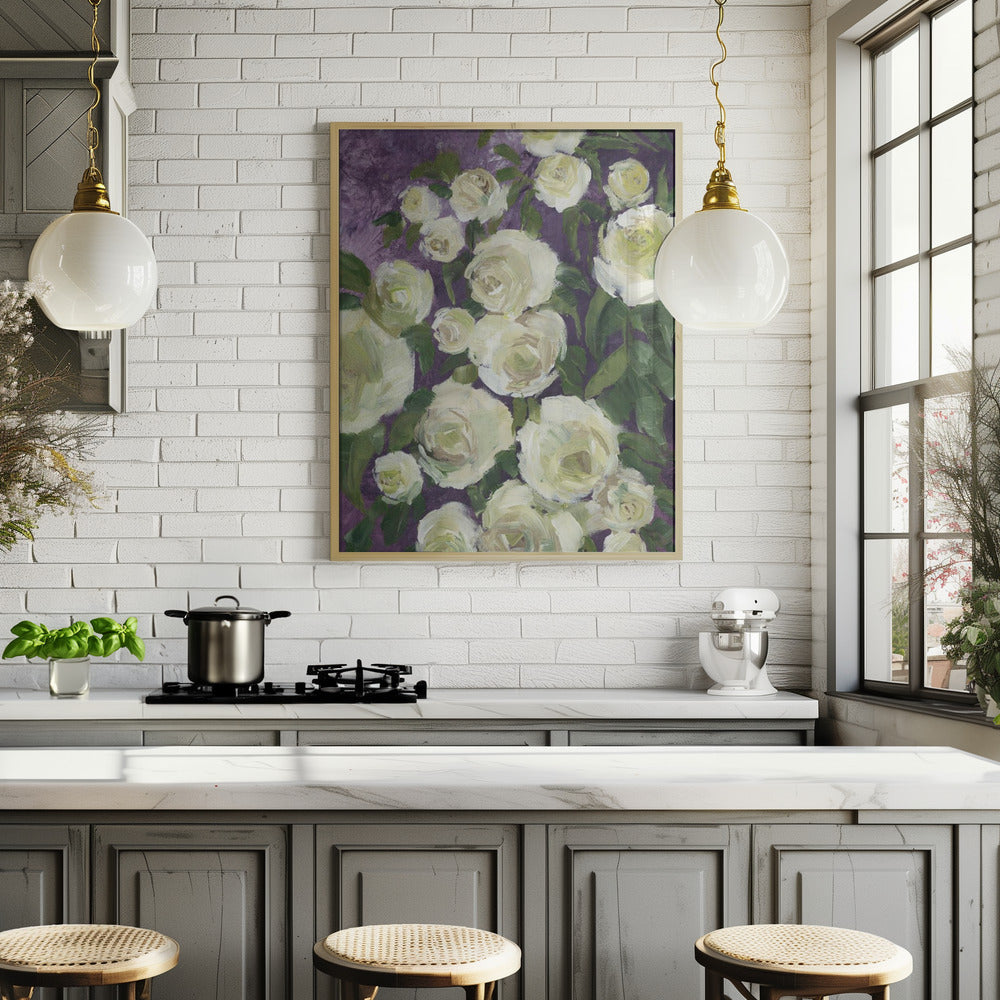 Noray painterly roses Poster