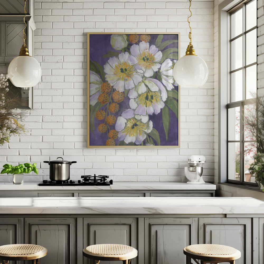 Choi painterly bouquet Poster