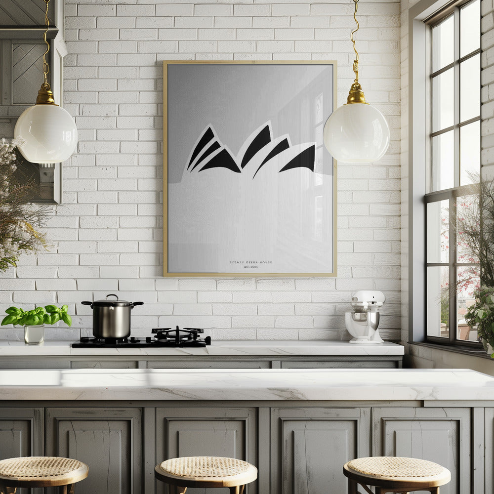 Minimal Sydney Opera House Poster