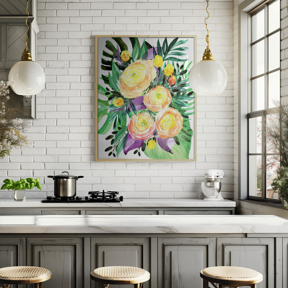 Lola tropical bouquet Poster