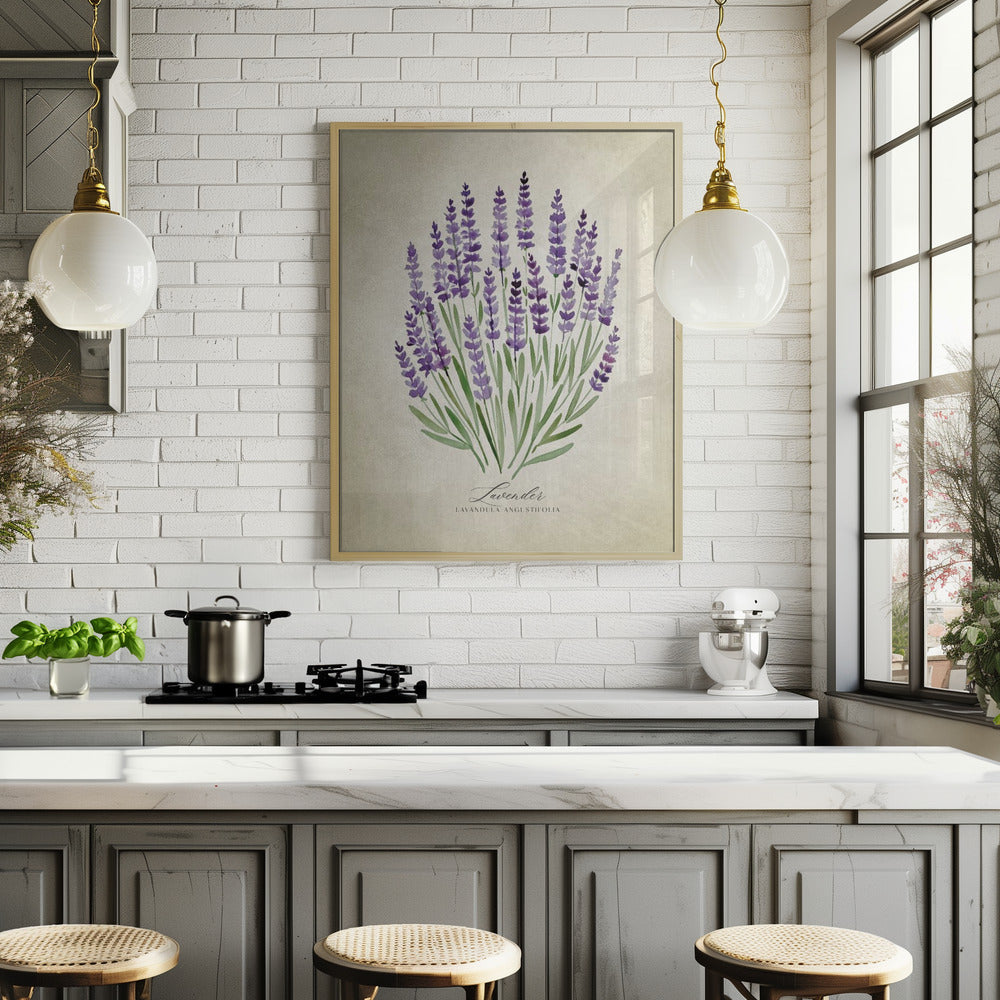 Lavender vintage Poster