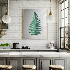 Watercolor fern Poster