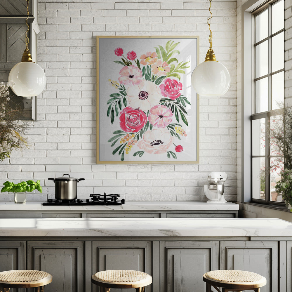 Mirja bouquet Poster