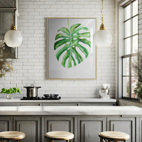 Monstera Leaf Poster