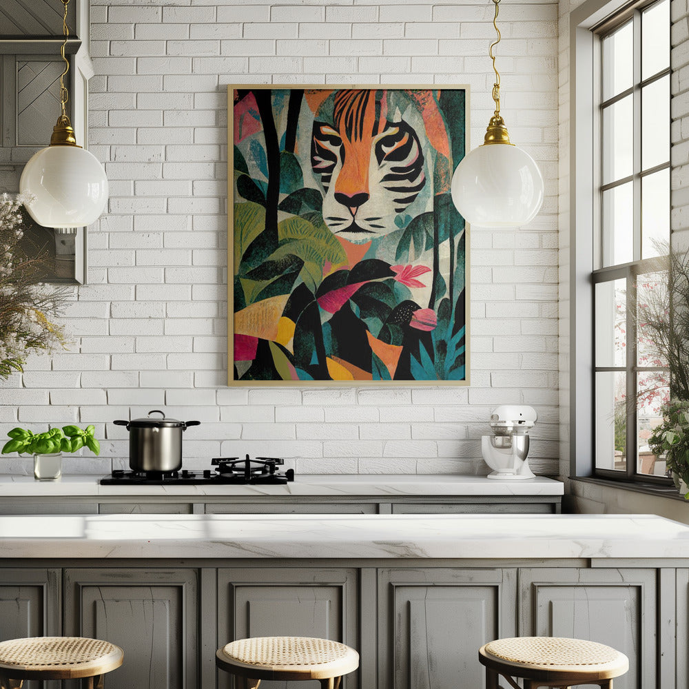 Jungle Tiger Poster