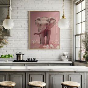 Young Elephant Poster